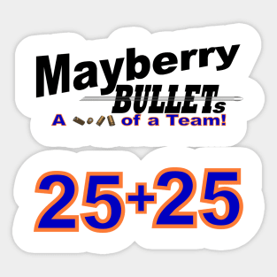 Mayberry Bullets Jersey (Ernest T) Sticker